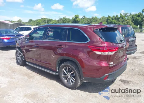 2017 Toyota Highlander Xle from USA, damaged, VIN 5TDKZRFH9HS228541